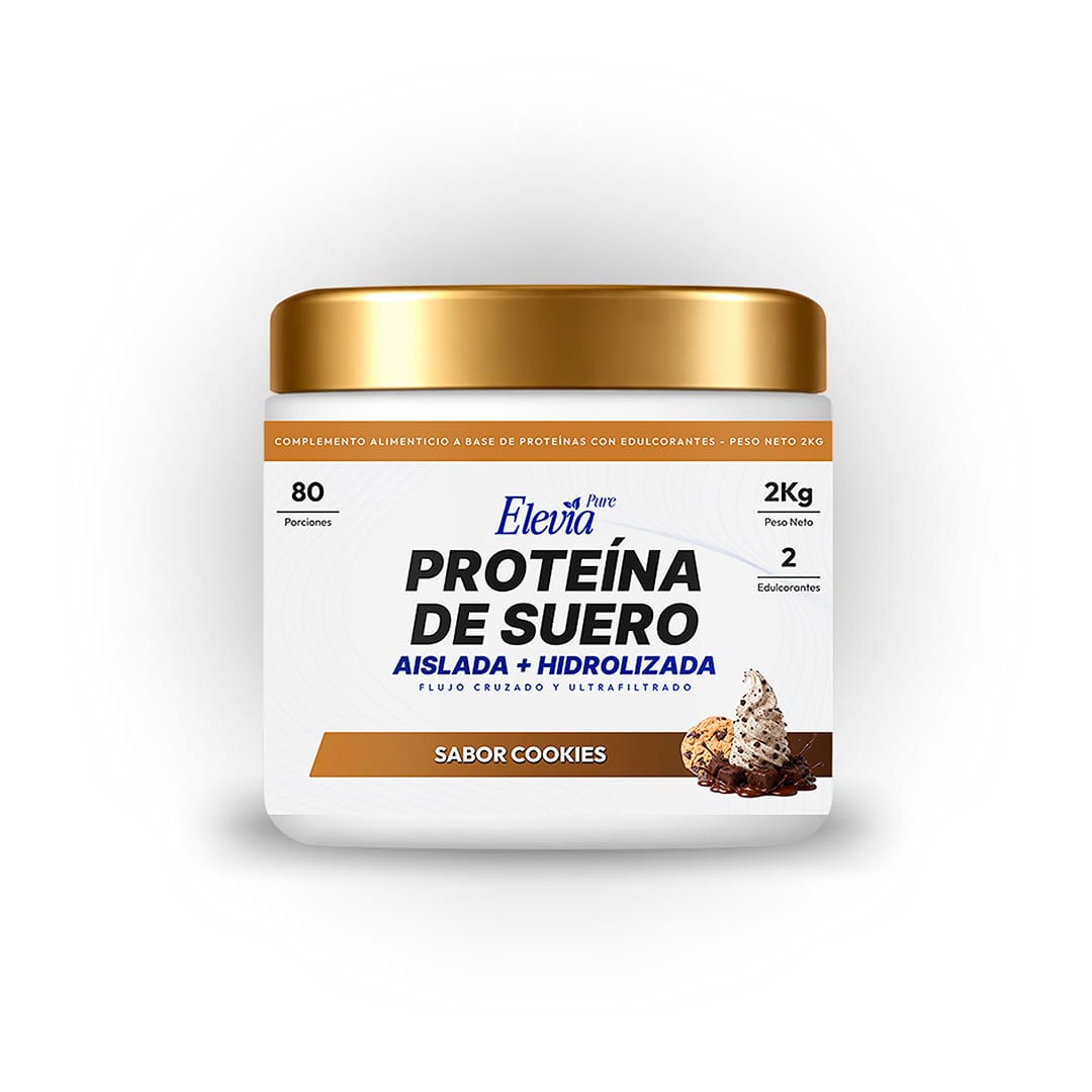 elevia-vida-suplementacion-deportiva-elevia-pure-producto-proteina-de-suero-aislada-y-hidrolizada-sabor-cookie-2kg